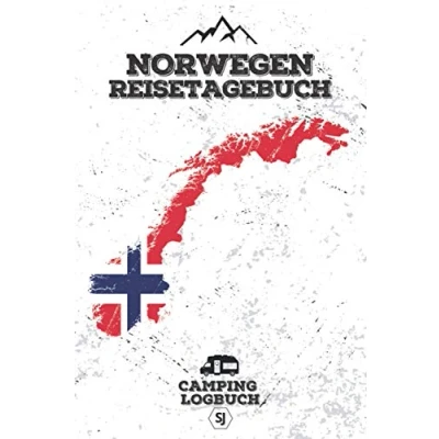 Abbildung von Norwegen Reisetagebuch ● Camping Logbuch: Zum Ausfüllen &amp; Eintragen von Reisen mit dem Wohnwagen, Wohnmobil oder Van Für Camper A5 ca. 150 Seiten