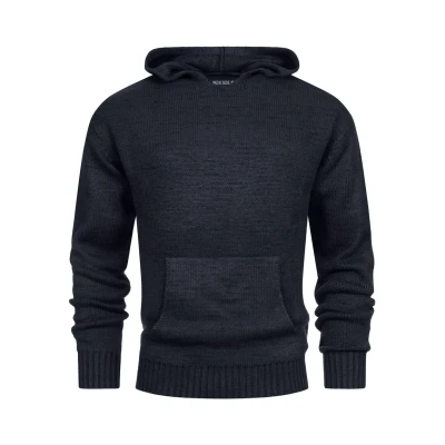 Abbildung von Indicode Jeans Ledger Kapuzenpullover, Herren, Größe: Small, Navy