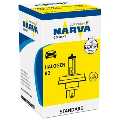 Abbildung von NARVA 481213000 Glühlampe, Fernscheinwerfer R2 (Bilux) 12V 45/40W Halogen LADA: Niva