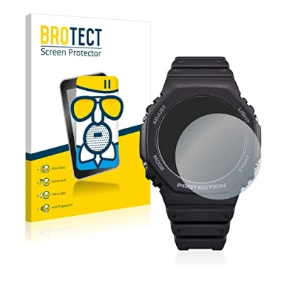 Abbildung von BROTECT Entspiegelungs Schutzglas für Casio G Shock GA B2100 Schutz Folie Panzerfolie Glas Matt [Extrem Kratzfest 9H, Anti Reflex, Fingerprint]