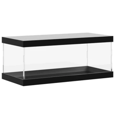 Abbildung von vidaXL Vitrine, Schaukasten Staubschutz, Sammlervitrine für Sammlerstücke Spielzeug Figuren, Ausstellungsbox Acrylbox, Transparent Acryl