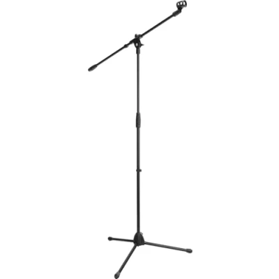 Abbildung von McGrey Mikrofonständer MBS 01 mit Galgen und Mikrofonklemme, (1 tlg), Schwenkarm, höhenverstellbar bis ca. 154 cm
