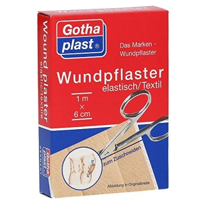Abbildung von Gothaplast Wundpfl.elast 6 cmx1 m geschnitten