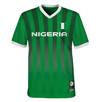 Abbildung von FIFA Offizielles Trikot der Frauenfussball Weltmeisterschaft 2023, Nigeria, Grün, 5 6 Jahre