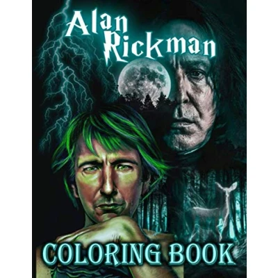 Abbildung von Alan Rickman Coloring Book: Unofficial Adult Books For Women And Men Awesome Collections