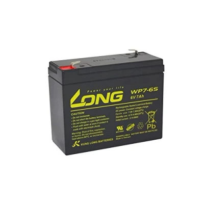 Abbildung von 6 Volt Akku Batterie kompatibel Euroblitz Euro Blitz 6V 7Ah AGM Blei Vlies