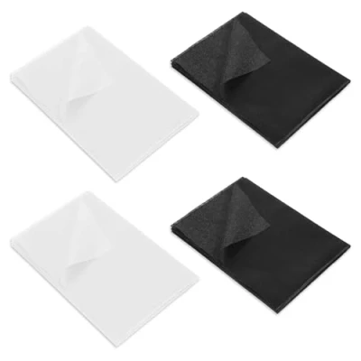 Abbildung von Celiodd Bügelvlies 4 PCS,bügelvlies Zum Aufbügeln 100x100 cm,Aufbügelbarer Einlagestoff Leichtes Gewicht Einseitig Volumenvlies für Bügelfalten,Nähhandwerk,Verstärkte Bekleidung