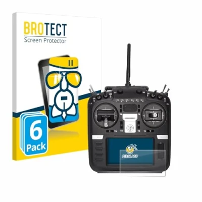 Abbildung von BROTECT Schutzglas für Radiomaster TX16S Mark II (6 Stück) Schutzfolie Panzer Folie Glas [Extrem Kratzfest 9H, Anti Fingerprint, Ultra Transparent]