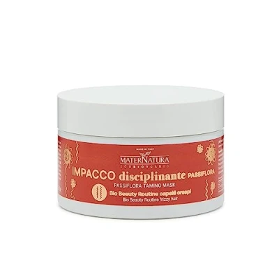Abbildung von Maternatura, Haarspray mit Passionsblume, Reparatur, Stärke und Glanz für ein perfektes Haar, Bio Beauty Routine krauses hergestellt in Italien, 200 ml