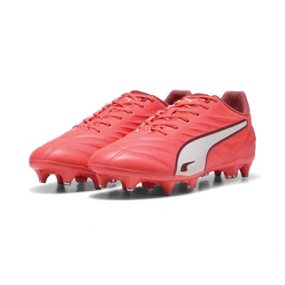 Abbildung von Puma KING PRO MxSG Fußballschuhe Unisex Glowing Red/White/Red Fire Größe: 41