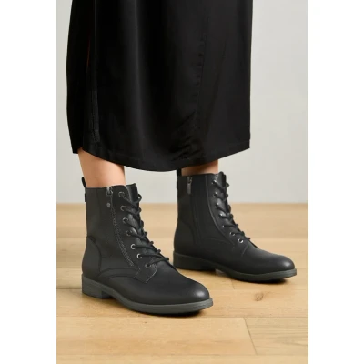Abbildung von Tamaris Schnürstiefelette, Damen, Größe: 39, Black Schuhe