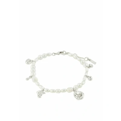 Abbildung von Pilgrim Intent Pearl Armband, Damen, Größe: One Size, Silver plated