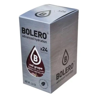 Abbildung von Bolero RED GRAPE 24x3g Saftpulver ohne Zucker, gesüßt mit Stevia + Vitamin C geeignet für Kinder, Sportler und Diabetiker glutenfrei veganfreundlich Der Geschmack roter Trauben