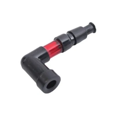 Abbildung von Zündkerzenstecker Kerzenstecker mit Licht Lampe rot Roller, Mofa, Moped, Mokick