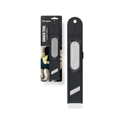 Abbildung von Microplane Ginger Tool 3 in 1 schwarz