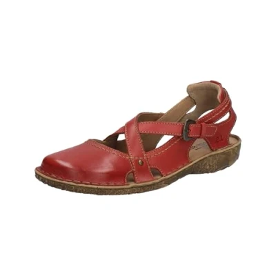 Abbildung von Josef Seibel Damen Sandaletten Rosalie 13, Frauen Sandalen,Weite G (Normal),Freizeitschuhe,offene Schuhe,Strandschuhe,Rubin,39 EU