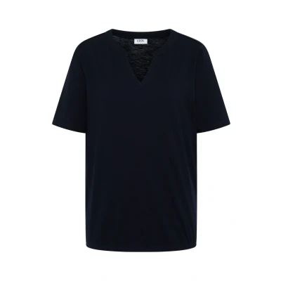 Abbildung von Cecil LOOK Tshirt basic, Damen, Größe: Large, Blau