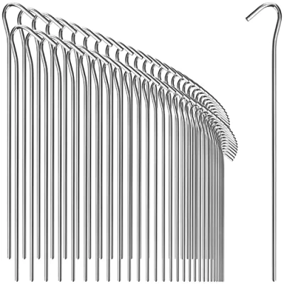 Abbildung von com four® 72x Zelt Heringe aus Stahl 23cm x Ø 4mm Lange und robuste Erdnägel für Camping Outdoor ideal normalen Boden