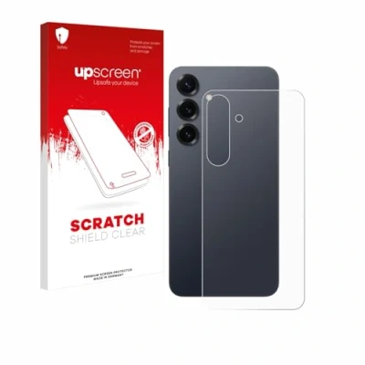 Abbildung von upscreen Schutzfolie für Samsung Galaxy S25 Plus (Rückseite) Kristall klar, Kratzschutz, Anti Fingerprint