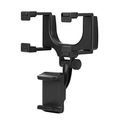 Abbildung von Auto Handyhalter Rückspiegelhalter Universal Ständer für GPS Smartphone 360 Drehung Rückspiegelhalterung Handyhalterung Handy Autohalterung KFZ Lüftung Halter Halterun