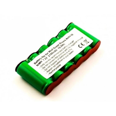 Abbildung von Akku für Wolf BS 60 Akkuschere, Rasenschere Accu60, Typ BS60, 2150 mAh, 7,2 V