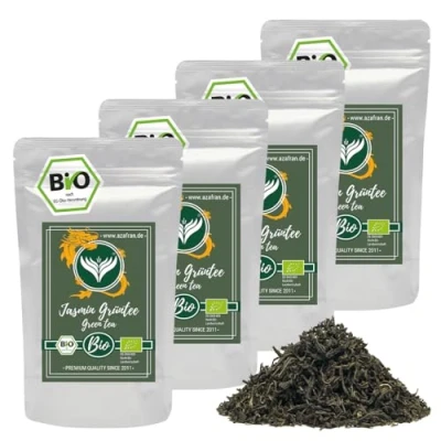 Abbildung von Azafran BIO Jasmin Tee lose China Green Jasmine Tea Chinesischer Jasmintee 1kg