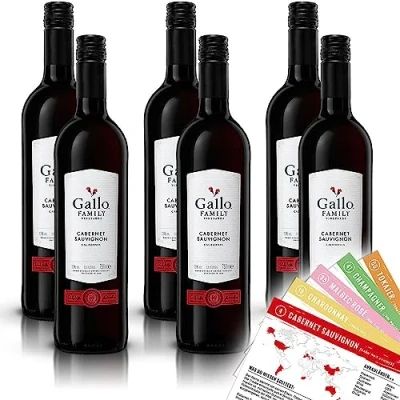 Abbildung von Luna Argenta Primitivo Puglia, trocken, sortenreines Weinpaket + VINOX Winecards (6x0,75l)