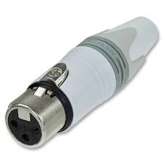 Abbildung von Best Price Square XLR Socket, 3P, White NC3FXX WT by NEUTRIK