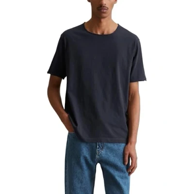 Abbildung von Marc O&#039;Polo Denim RAW CUT Tshirt basic, Herren, Größe: XXL, True navy
