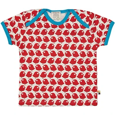 Abbildung von Loud + Proud Unisex Baby T Shirts Tierdruck 204, Rot (tomato), 74/80