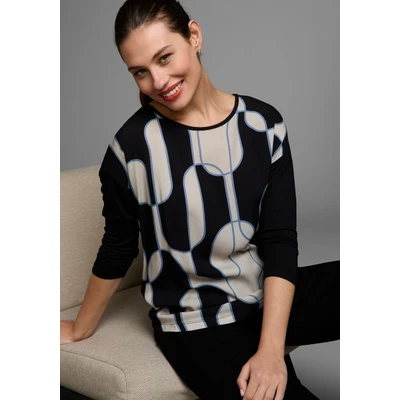 Abbildung von Laura Scott Shirtbluse mit Alloverprint NEUE KOLLEKTION