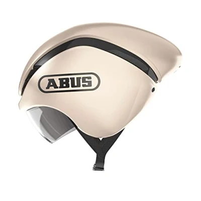 Abbildung von ABUS Zeitfahrhelm GameChanger TT Aerodynamischer Fahrradhelm mit optimalen Ventilationseigenschaften für Damen und Herren Gold, Größe M​