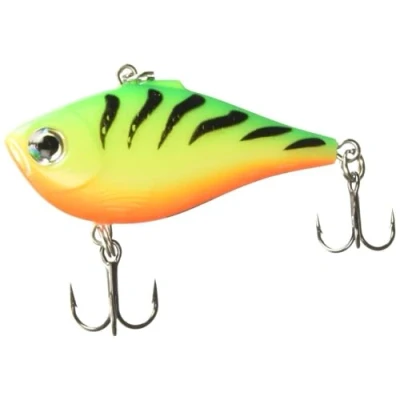 Abbildung von Rapala Rippin&#039; Rap Angelköder Slender Body &amp; Lipless Crank Angelzubehör Süßwasser Spinnköder Variable Lauftiefe Fischköder 7cm, 24g Hergestellt in Estland Firetiger