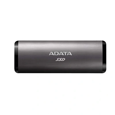 Abbildung von ADATA SE760 512 GB portable external SSD, grau, USB C 3.2 Gen 2