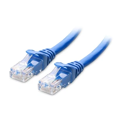 Abbildung von Cable Matters Snagless 10 Gigabit Cat 6 Lan Kabel 9m (Cat Ethernet Kabel, Wlan Lankabel Cat6) in Blau Netzwerkkabel 9 Meter