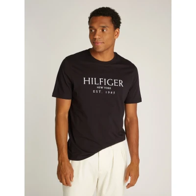 Abbildung von Tommy Hilfiger TEE Tshirt print, Herren, Größe: Small, Black
