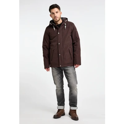 Abbildung von ICEBOUND Wattierte Winterjacke Herren Dunkelbraun