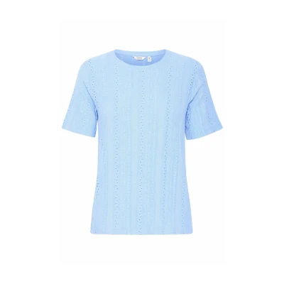 Abbildung von b.young Rasmine Bluse, Damen, Größe: Large, Vista blue
