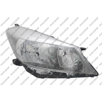 Abbildung von PRASCO TY3284813 Scheinwerfer rechts H4 chrom mit Stellmotor für LWR TOYOTA: Yaris III Schrägheck