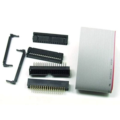 Abbildung von POPESQ® 1 Stk. x Kit IDC 2.54mm mit Kabel 34 polig 30 cm Abgewinkelt #A901