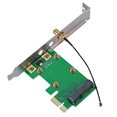 Abbildung von ASHATA PCI E zu Adapter, auf Express Riser Netzwerkkarte Adapter,PCI Card Wireless Konverter,Kein Treiber Einfache Installation