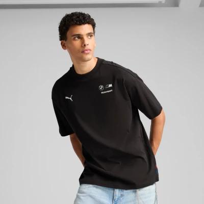 Abbildung von Puma BMW M Motorsport Color Splash T Shirt Herren Mit Other Pattern Black Größe: XXL