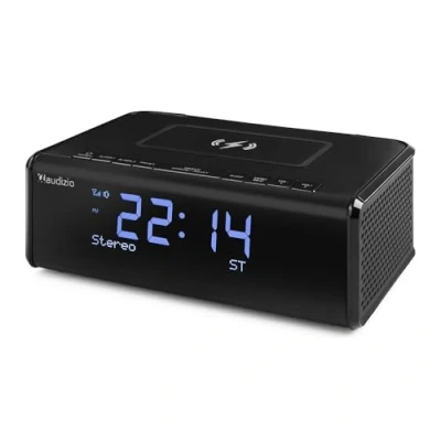 Abbildung von Audizio Cuneo DAB+ Radio mit Digitaluhr und Induktionslader
