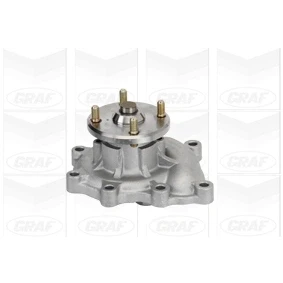 Abbildung von GRAF PA1022 Wasserpumpe mit Dichtung mechanisch Metall für Keilrippenriementrieb HYUNDAI: Terracan, Terracan Box Body / SUV