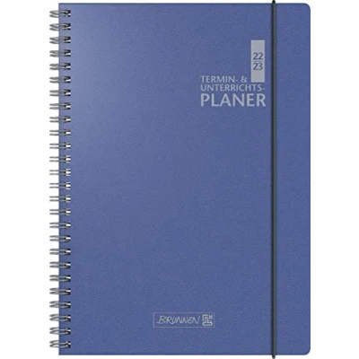 Abbildung von Brunnen Schülerkalender Lehrer Sortiment 2022/2023 Überformat A5: 17 x 24 cm blau: 2 Seiten = 1 Woche, 1075961303