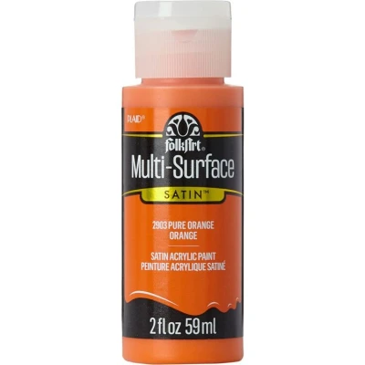 Abbildung von Folkart Multi Surface Satin Pure Orange 2 fl oz (2903)