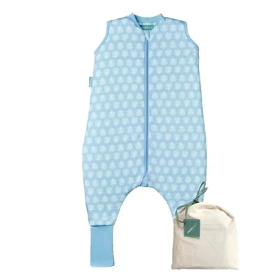 Abbildung von molis&amp;co Baby Schlafsack mit Füßen und Socke Ideal für Frühling Herbst Babyschlafsack Beinen 1 tog 100% Baumwolle (Oeko TEX 100), Premium Qualität Lotus (70 cm)