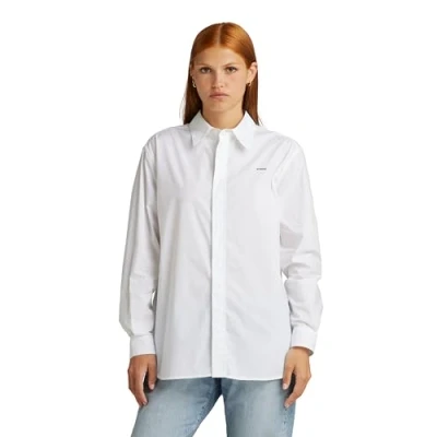 Abbildung von G STAR RAW Damen Boyfriend Hemd, Weiß (white D24444 4481 110), S