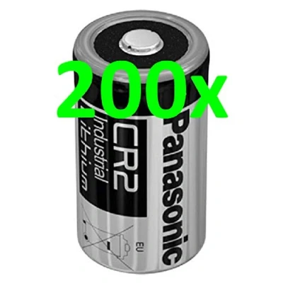 Abbildung von 200x Lithium Batterie CR2 3V 850mAh CR17355, DLCR2, EL1CR2, CR15H270 AKKUman Set (200er)