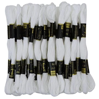 Abbildung von Anchor 25 x Stranded Baumwollkreuz Heftung Hand Stickgarn Floss Skeins Weib
